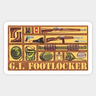 The G.I.'s Footlocker Magnet